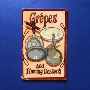 VINTAGE 1976 Crêpes Paperback Cook Book